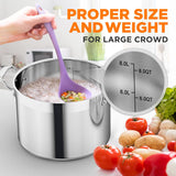 Olla de acero inoxidable de 8 cuartos NUTRICHEF NCSPT8Q