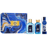 Juego de Regalo para Hombre: Perfume, Bálsamo y Gel de Ducha