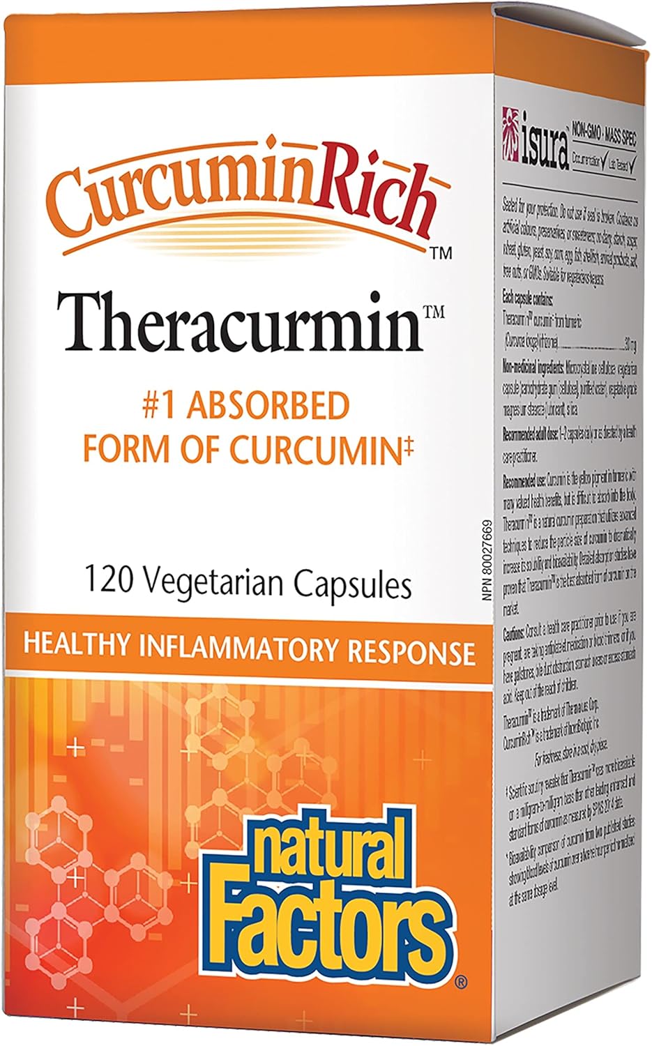 Suplementos Alimenticios de Cúrcuma 120 cápsulas