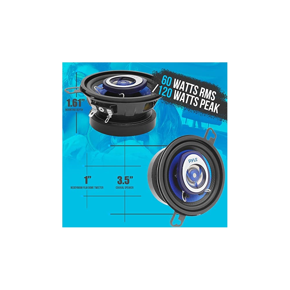Parlantes o altavoces para coche PYLE PL32BL