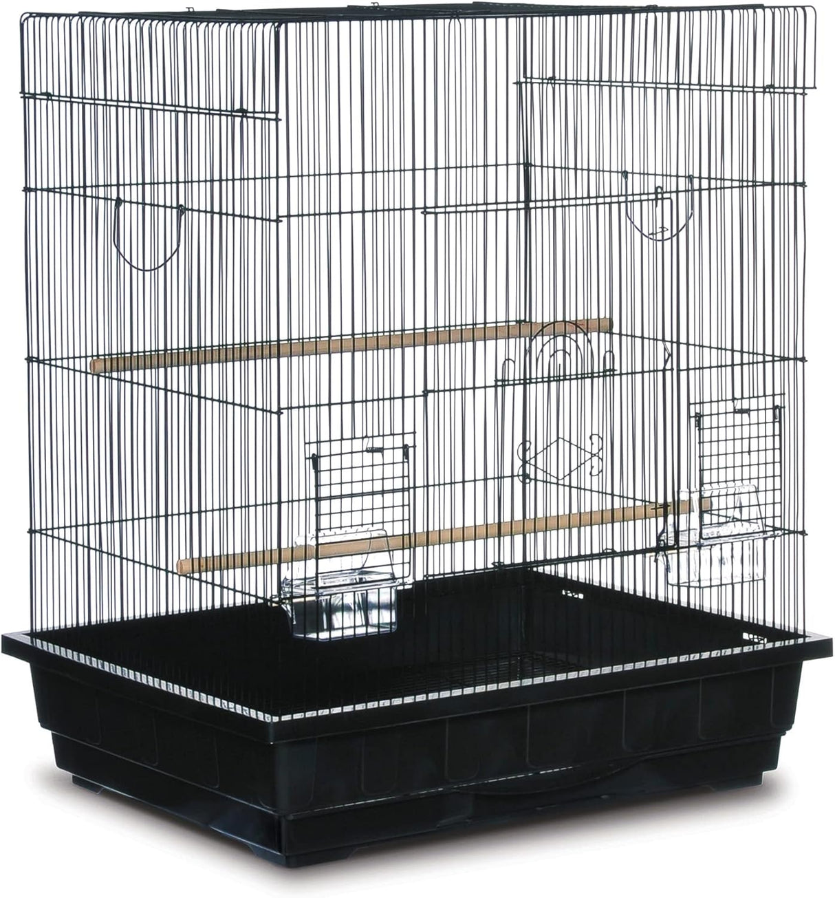 Jaula cuadrada para aves color negro Prevue Pet Products