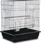 Jaula cuadrada para aves color negro Prevue Pet Products