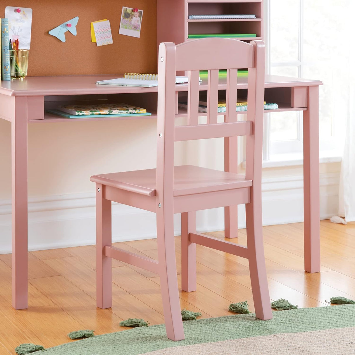 Juego de escritorio y silla para niños, Guidecraft, con estantes