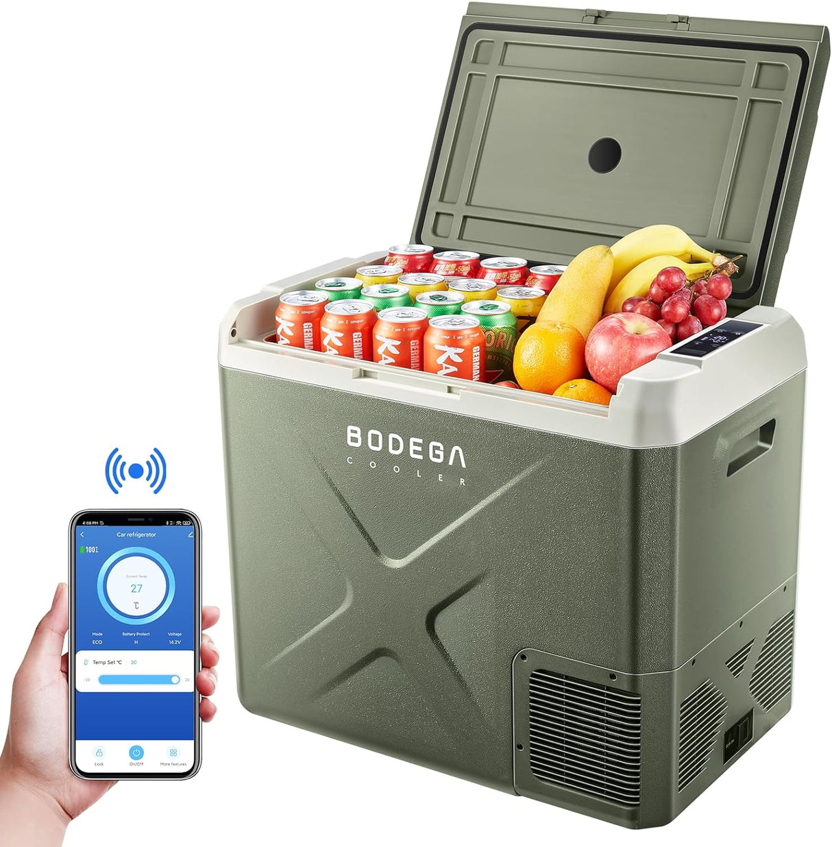 Refrigerador de automóvil con control de aplicación WIFI