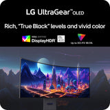 Monitor Gaming Curvo 34 LG Ultragear WQHD 240Hz 34GS95QE