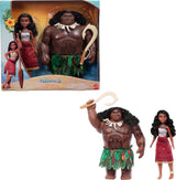 Muñecas Moana y Maui Mattel Disney Set 2 con accesorios y ropa desmontable
