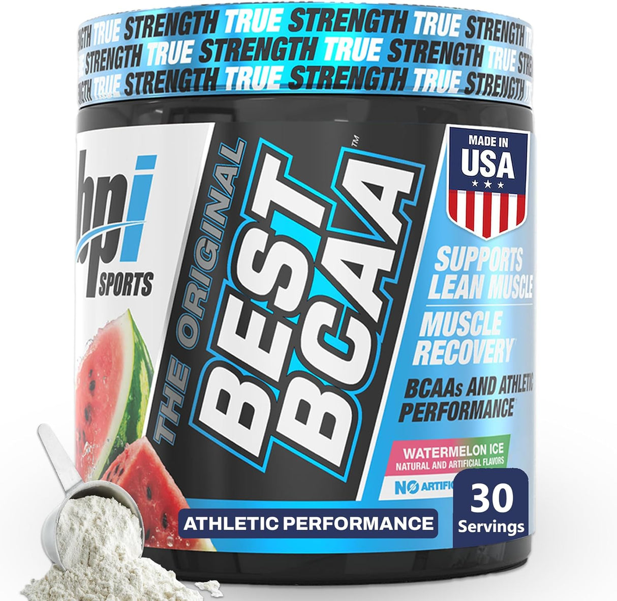 BPI Sports BCAA en Polvo - Recuperación Muscular - 30 Servings