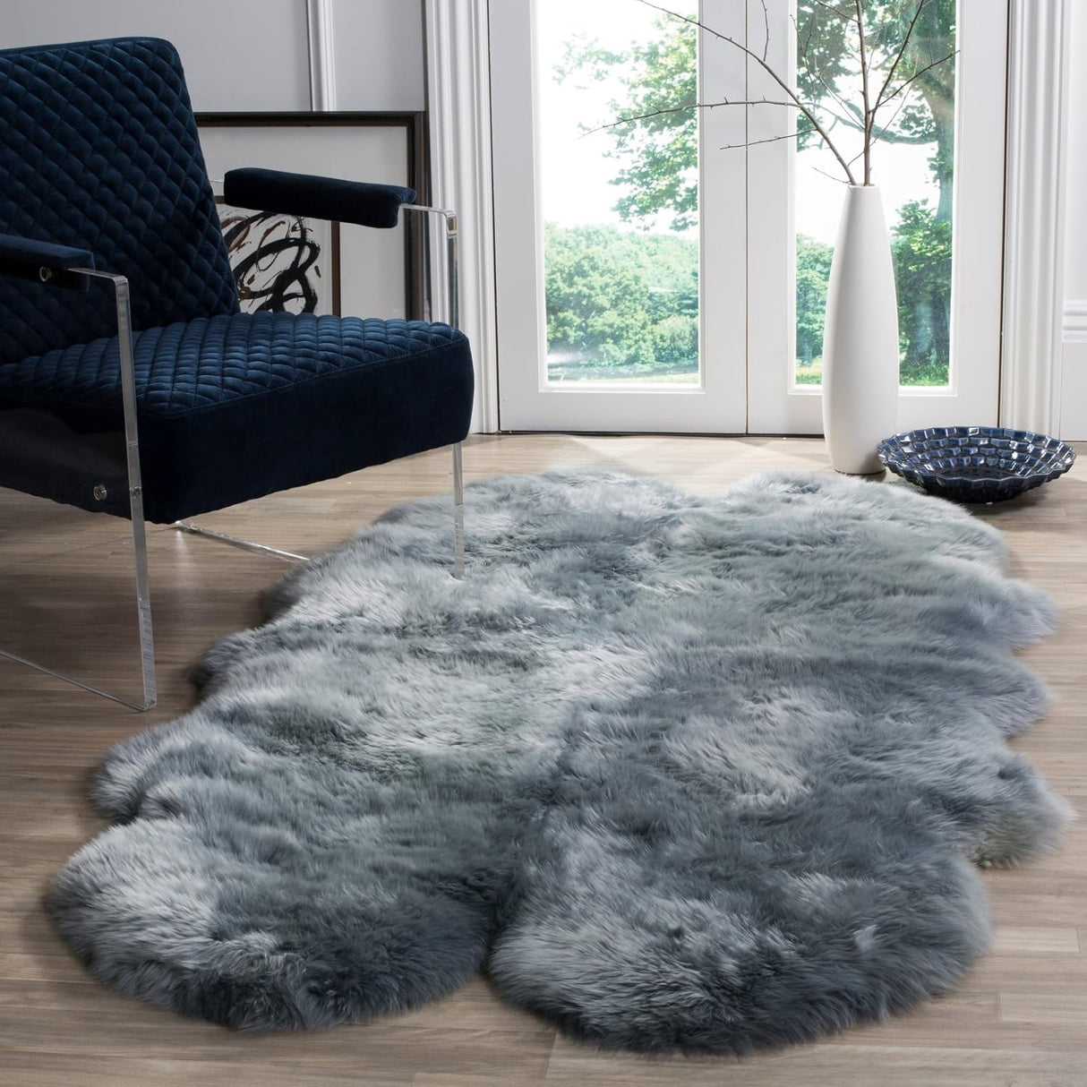 Alfombra Runner de Piel de Oveja, SAFAVIEH, Hecha a Mano, SHS121B