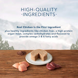 Alimento húmedo de paté natural para adultos