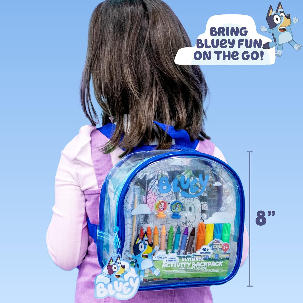 Mochila de Actividades Bluey, Suncatchers y Escenas Sorpresa