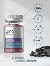 36 cepasGomitas de zinc de 50 mg 70 unidades Fórmula vegana