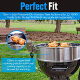 Kit de Rotisserie SnS Grills para Parrillas Kettle de 22