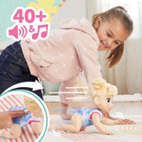 Muñeca bebé que gatea, Baby Alive, 10.75 pulgadas, Harper Hugs