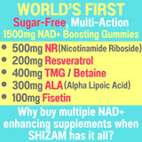 Suplemento Gomitas NAD+ 1500mg | Suplemento Antioxidante Alt