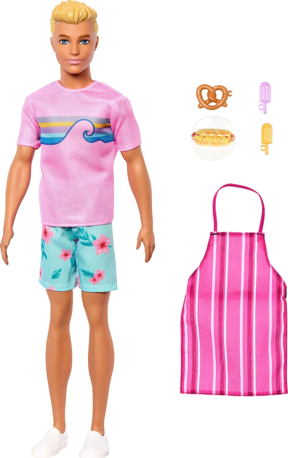 Barbie Mysteries Detectives Ken Muñeco con accesorios y ropa desmontable