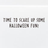 Tarjeta Halloween Papyrus con diseño divertido y temática festiva