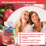 Gomitas NAD Sin Azúcar, Suplemento Antienvejecimiento 900mg