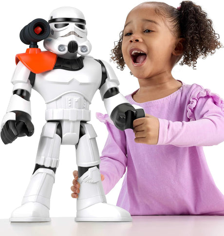 Figura de Star Wars Fisher-Price Imaginext Stormtrooper XXL 16+ Poses