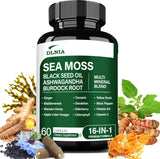 16-en-1 Gel de Musgo de Mar Orgánico Cápsulas, Superalimento