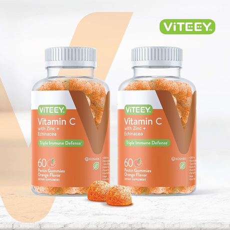 Vitamina C con Zinc y Equinácea  Refuerzo Inmunológico