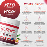 Resync Suplemento de Recuperación sin Cafeína, Booster de Óxido Nítrico, Pasión, 5.7oz