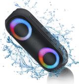 Altavoz Bluetooth Portátil de 30W IPX7 con Luces RGB