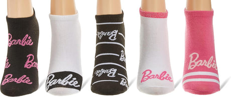 Calcetines deportivos Barbie Mujer 5 pares, tobillo, sin costura