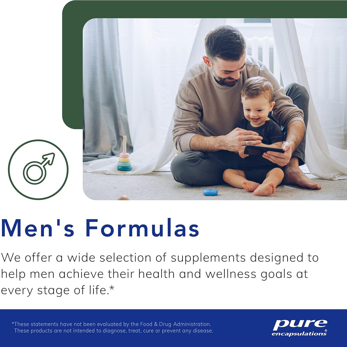 Suplemento Multivitamínico Pure Encapsulations para Hombres 40+