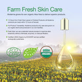 Crema facial iluminada con aloe vera 80% orgánico Aloderma