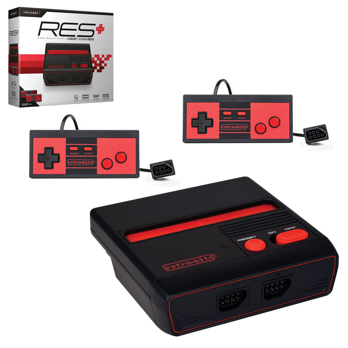 RES Plus Consola de 8 bits con puerto HDMI