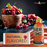 Vitamina Energy Shots, sabor a ponche de frutas pack 12