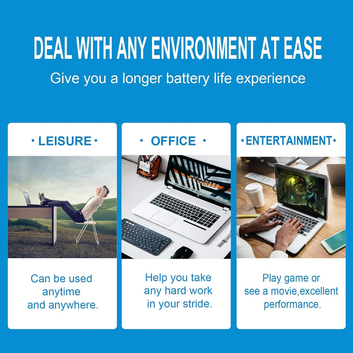 Batería para laptop compatible con Dell Inspiron 40Wh