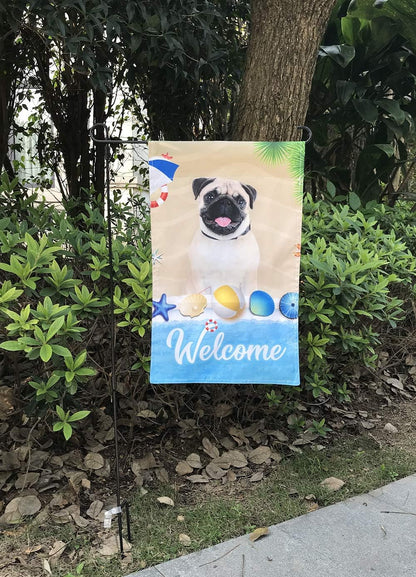 BAGEYOU - Bandera decorativa de jardín con texto en inglés "Hello Fall in The Countryside with My Love Dog" para exteriores, 12.5 x 18.0&nbsp;in