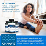 Suplementos de Aceite de Pescado Omega 3 - Alta EPA/DHA 120 caps