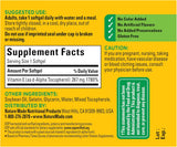 Suplementos Vitamina E 267 mg (400 UI) d-Alpha 100 días