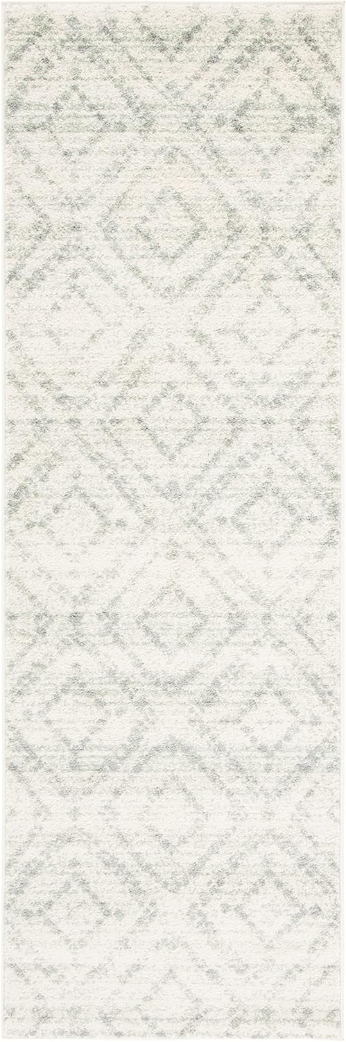 Alfombra Runner Moderna con Diseño Diamante Distressado - ADR131X-212
