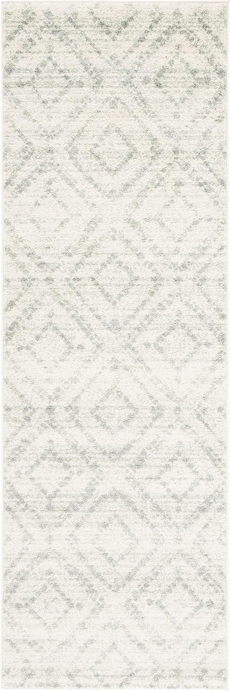 Alfombra Runner Moderna con Diseño Diamante Distressado - ADR131X-212