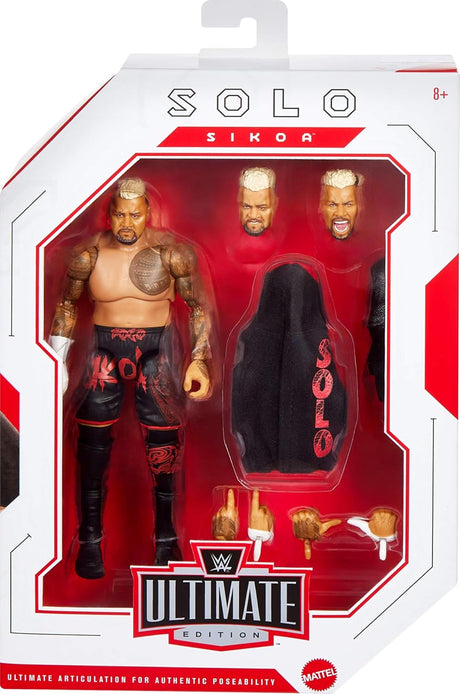 Figuras WWE Ultimate Edition Mattel Solo Sikoa 6, Articulación