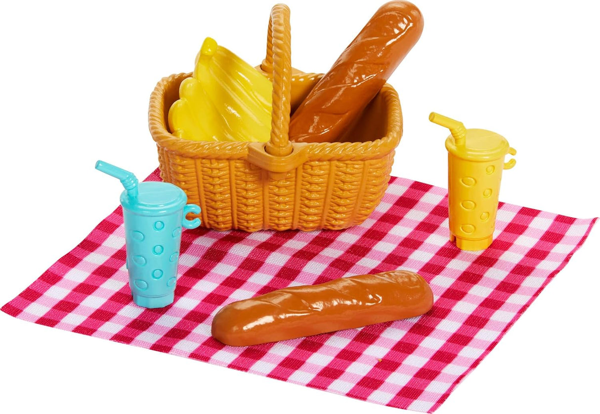 Barbie Familia y Amigos Set de Juego Picnic con Muñecas y Accesorios