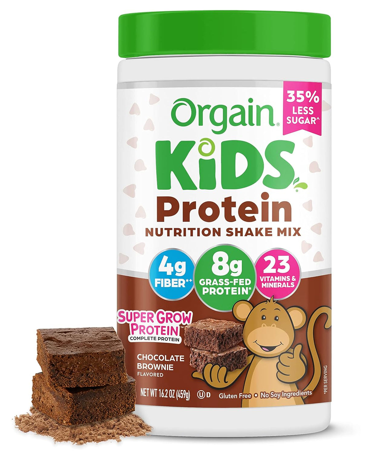 Batido en Polvo Orgain Kids, 8g Proteína, 23 Vitaminas, 1lb