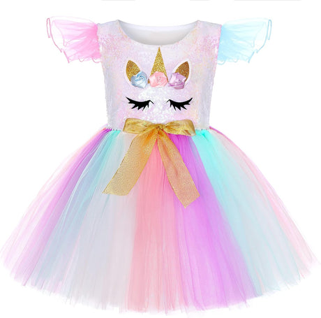 Disfraz de Unicornio Soyoekbt con LED para Fiesta de Cumpleaños