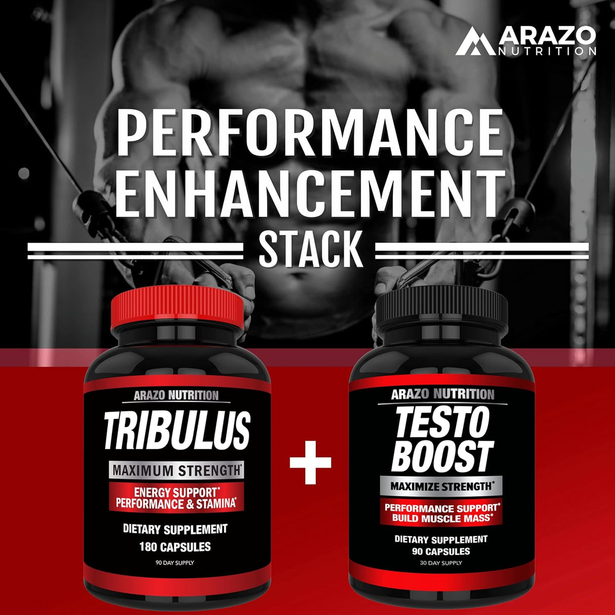 Suplemento TestoBoost Test Booster   Tribulus 90 capsulas