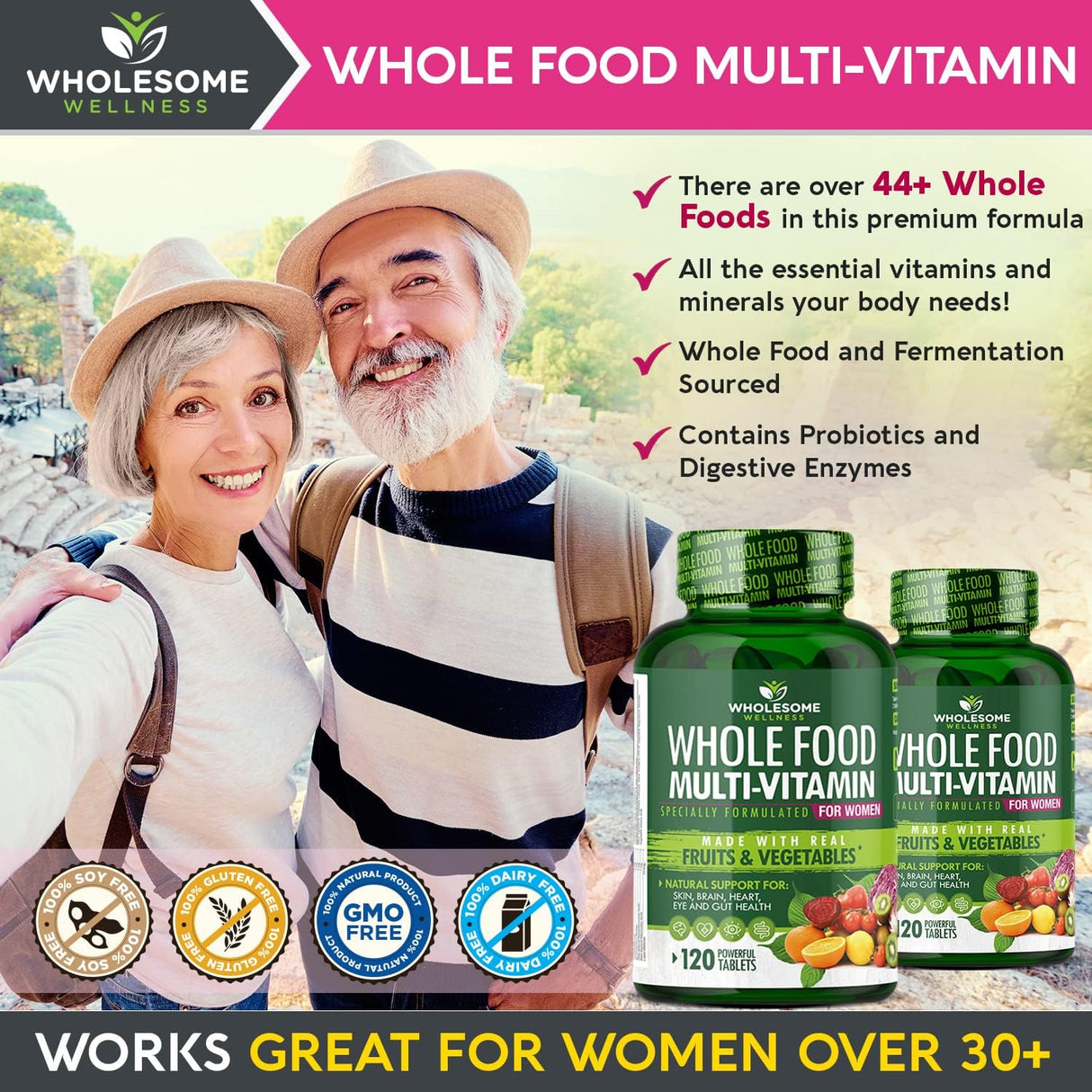 Suplemento Multivitamínico Completo para Mujeres 120 Tab
