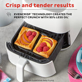 Mini Freidora de Aire Instant Vortex 2QT, cocina rápida, 100 recetas