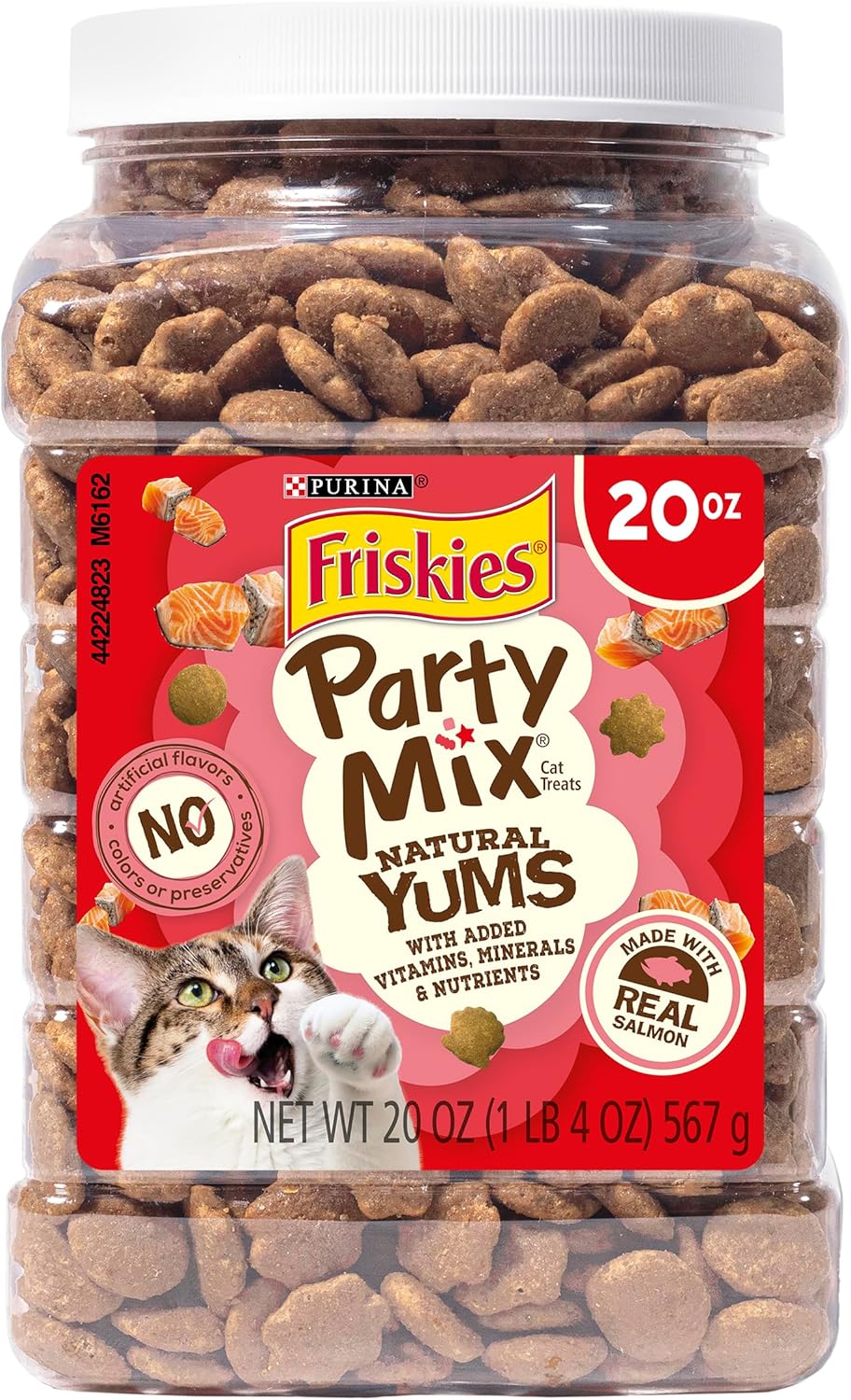 Galletas para Gatos Friskies Natural Yums con Salmón 20 Oz.