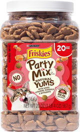 Galletas para Gatos Friskies Natural Yums con Salmón 20 Oz.