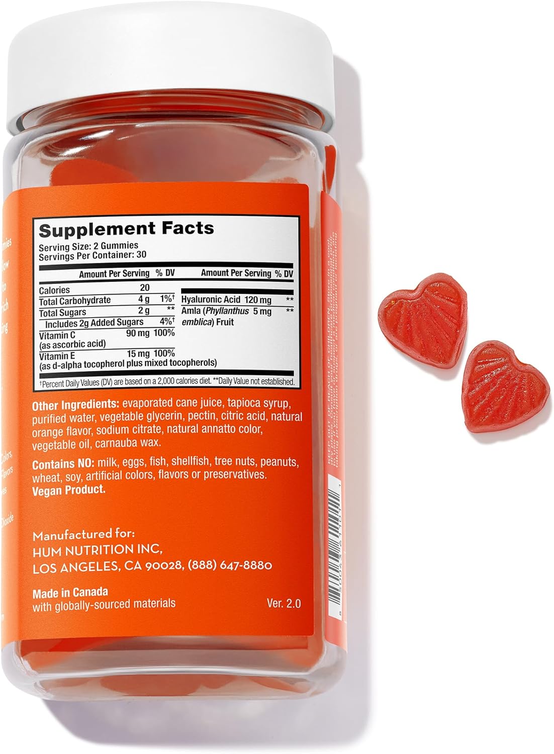 Suplementos hidratantes para la piel de colágeno vitamina C