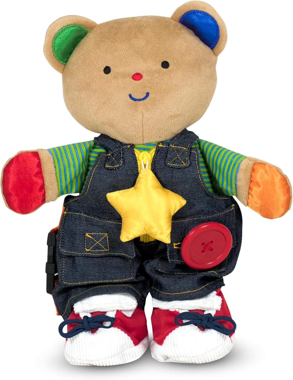 Osito de Peluche Educativo - Melissa & Doug - Jugar con Cierre