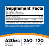 Suplementos Alimenticios de magnesio vegetarianas