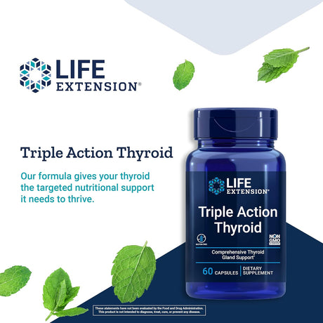 Suplementos Alimenticios triple acción de tiroides